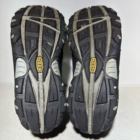 Keen Oakridge Youth Size 5 Hiking Shoes Midnight Navy Gray Low slip on - Picture 7 of 8